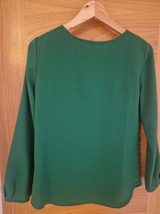 Blusa verde Zara 