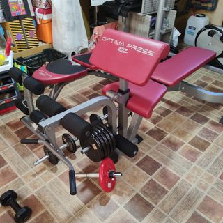 Bancos de Pesas ÓPTIMA PRESS BH FITNESS 