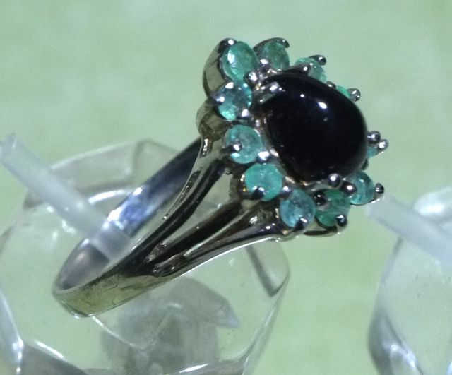 Anello argento 925 con Onice