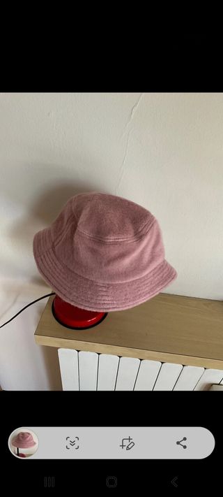 Cappello da pescatore rosa cipria 
