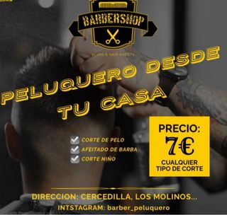 Peluquero a domicilio