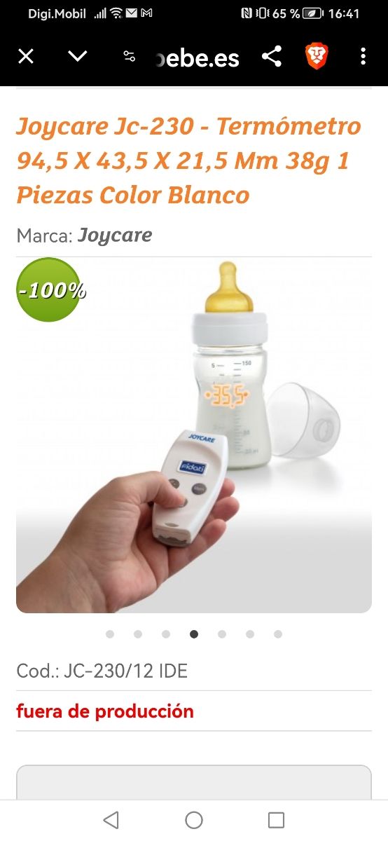Termómetro joycare