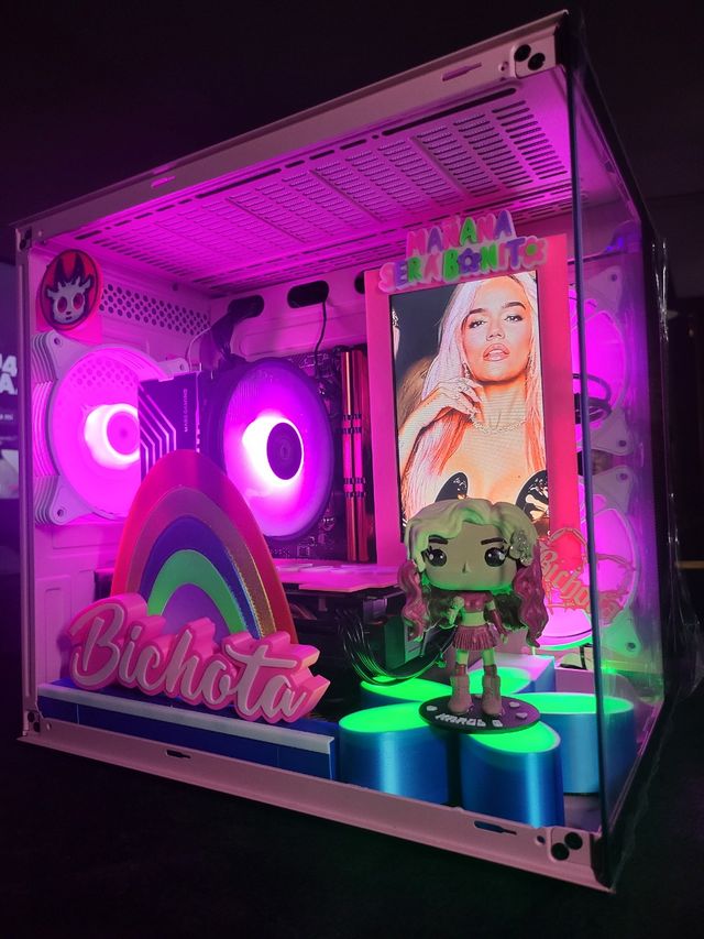 Pc Karol G con Ryzen 5 2600x y pantalla