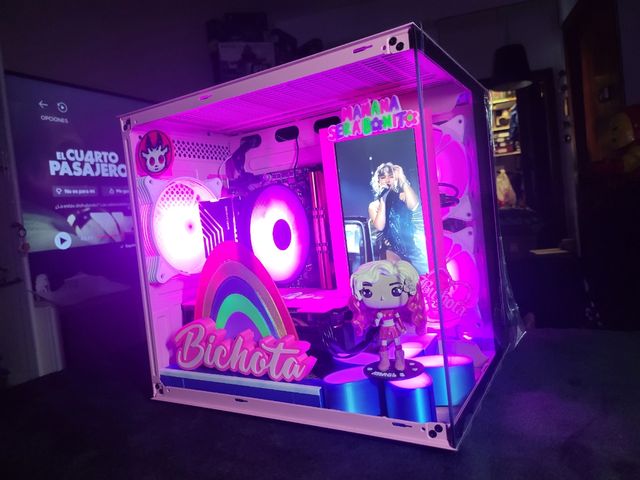 Pc Karol G con Ryzen 5 2600x y pantalla