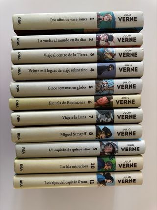 Colección novelas Julio Verne