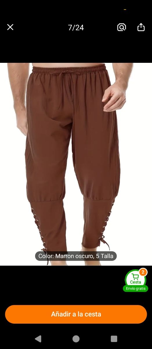 Pantalón marrón vintage