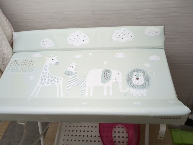 Bañera cambiador bebe plegable
