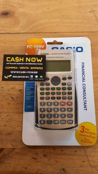 CASIO FC-100V CALCULADORA FINANCIERA / CIENTÍFICA