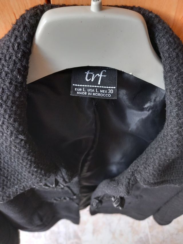 Chaqueta Abrigo trf de Zara