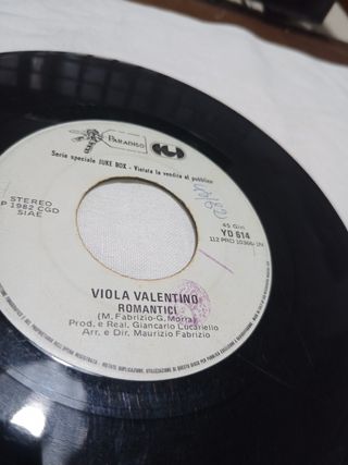 Vinile 45 giri serie speciale Juke box