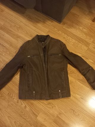 Chaqueta de piel auténtica de mujer