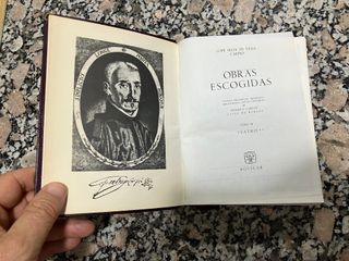 2 Tomos de las Obras Escogidas de Lope de Vega