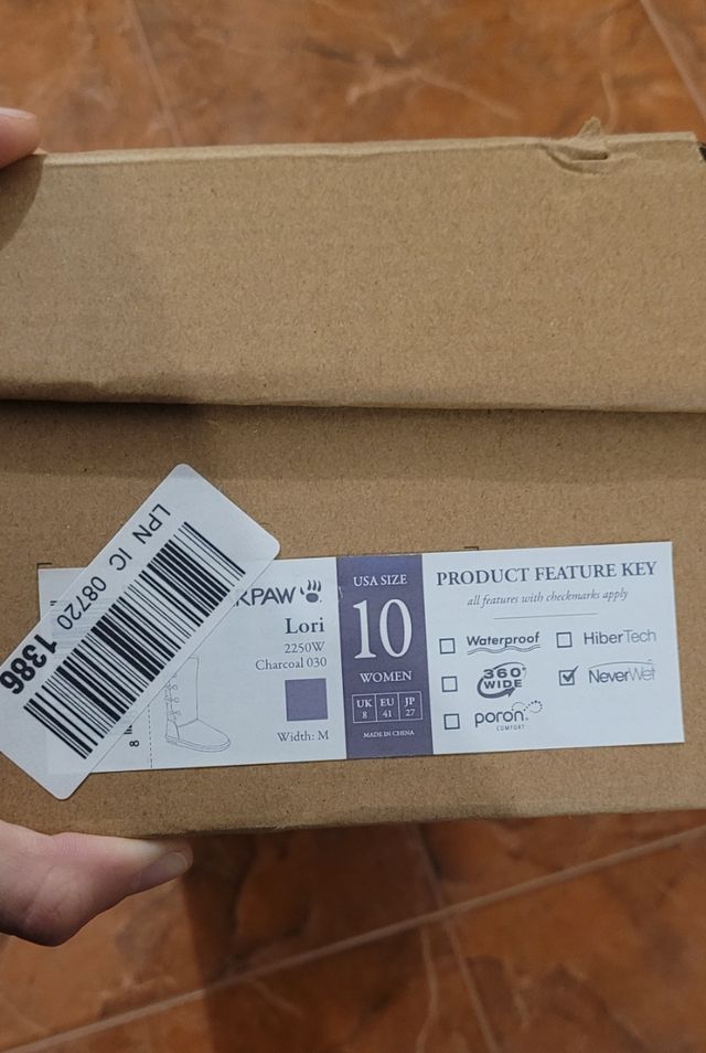 Botas BEARPAW esquimal nuevas, etiqueta