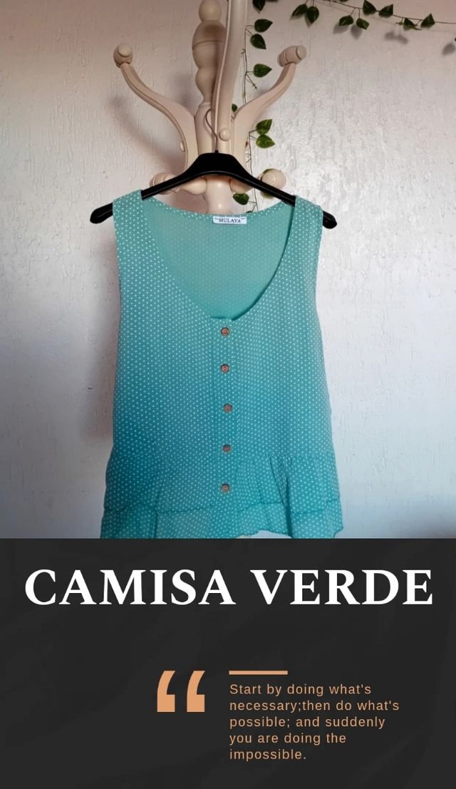 Camisa verde