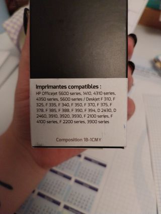 Tinta impresora