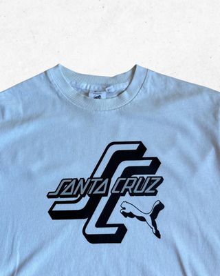 Camiseta Puma Santa Cruz blanca