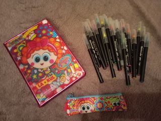 Diario niña más + 21rotuladores