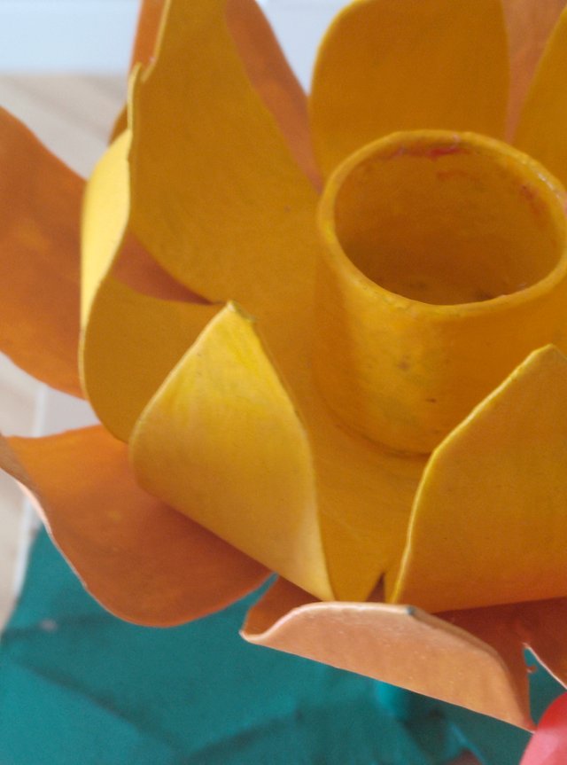 Portavelas diseño Girasol