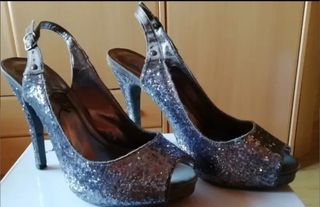 Zapatos mujer abiertos Plata