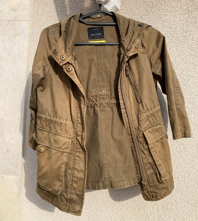 Parka ligera trench Zara niña Talla 6 años