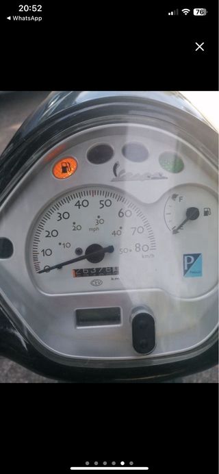 Moto VESPA PIAGGIO LX50 C38/1/01 NEGRA 
