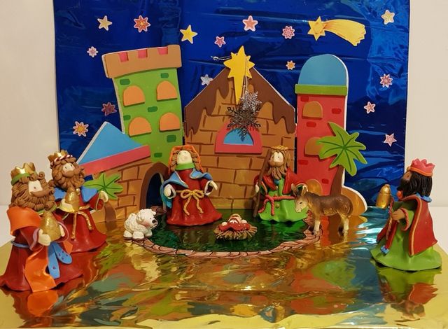 Belén hecho a mano