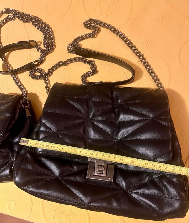 2 BOLSOS STRADIVARIUS NEGROS