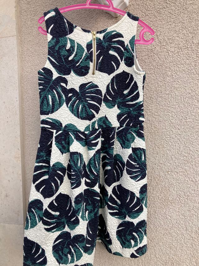Vestido hojas niña
