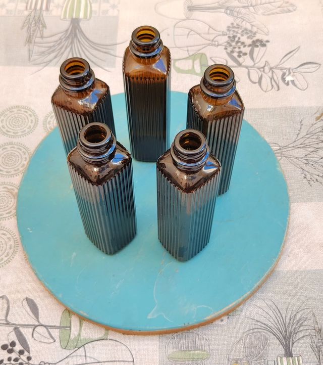 Lote jarrones de cristal