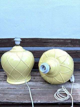 PAREJA LÁMPARAS DE MESA