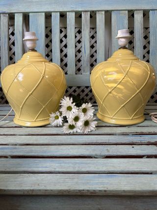 PAREJA LÁMPARAS DE MESA