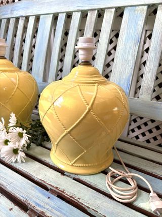 PAREJA LÁMPARAS DE MESA