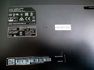 Computer portatile MSI Prestige 15 Intel I7 GTX 1650 da 16 GB