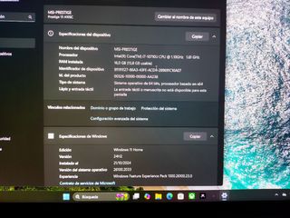 Computer portatile MSI Prestige 15 Intel I7 GTX 1650 da 16 GB