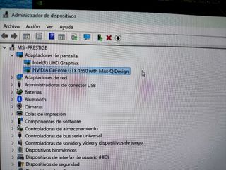 Computer portatile MSI Prestige 15 Intel I7 GTX 1650 da 16 GB