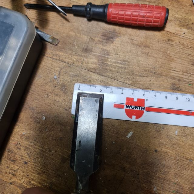 Juego cinceles/formones madera