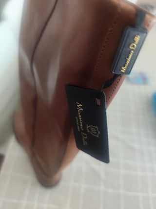 Botas piel altas marrones 