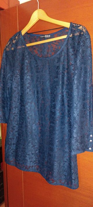 Blusa de encaje