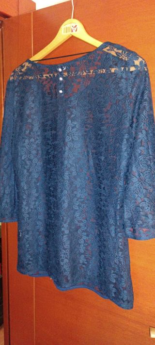 Blusa de encaje