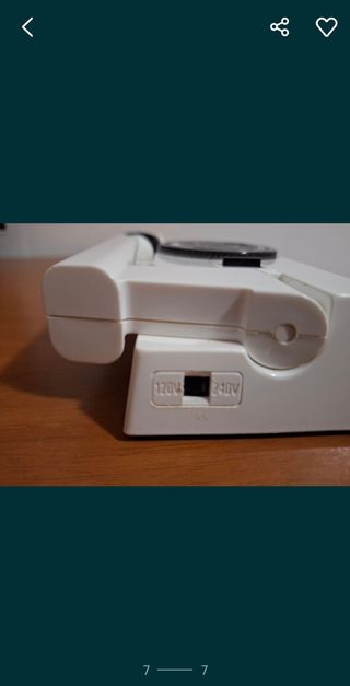 Ferro de  engomar de viagem