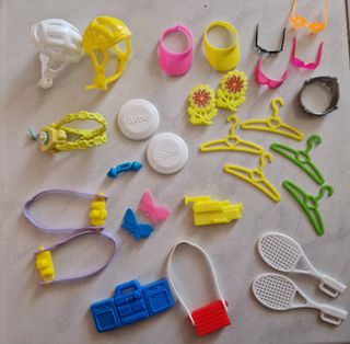 Accessori Barbie bambole sport, vintage.