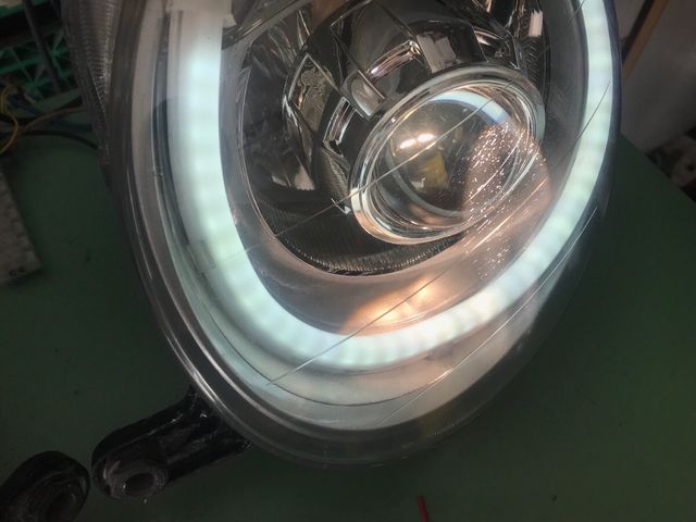 Coppia fari led dinamici lenticolari fiat 500