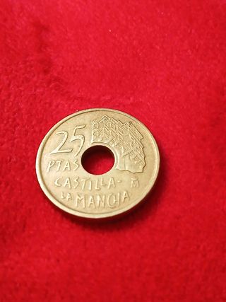 Moneda 25 pesetas de 1.996