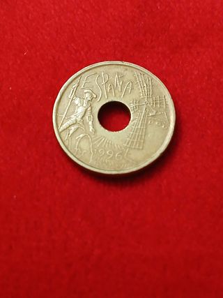 Moneda 25 pesetas de 1.996