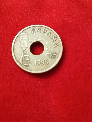 Moneda de 25 pesetas de CEUTA 