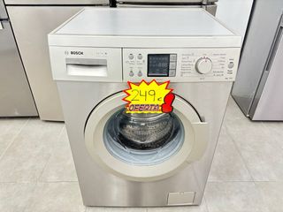LAVADORA BOSCH INOX 8 KILOS 1200 RPM. A+++📍ENVIOS