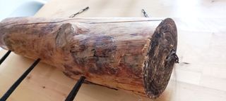 Perchero Rústico Antiguo Madera con Clavos Forja