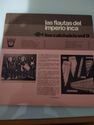 VINILO LAS FLAUTAS DEL IMPERIO INCA