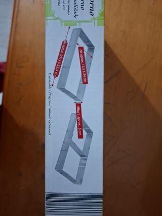 Molde de repostería rectangular