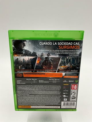 TOM CLANCY’S THE DIVISION PARA XBOX ONE
